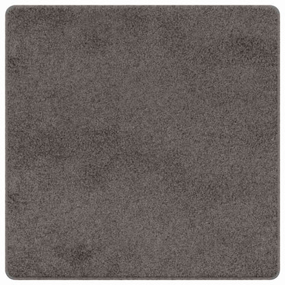 vidaXL Teppichläufer Grau 100 x 100 cm 100% Polypropylen Tuft