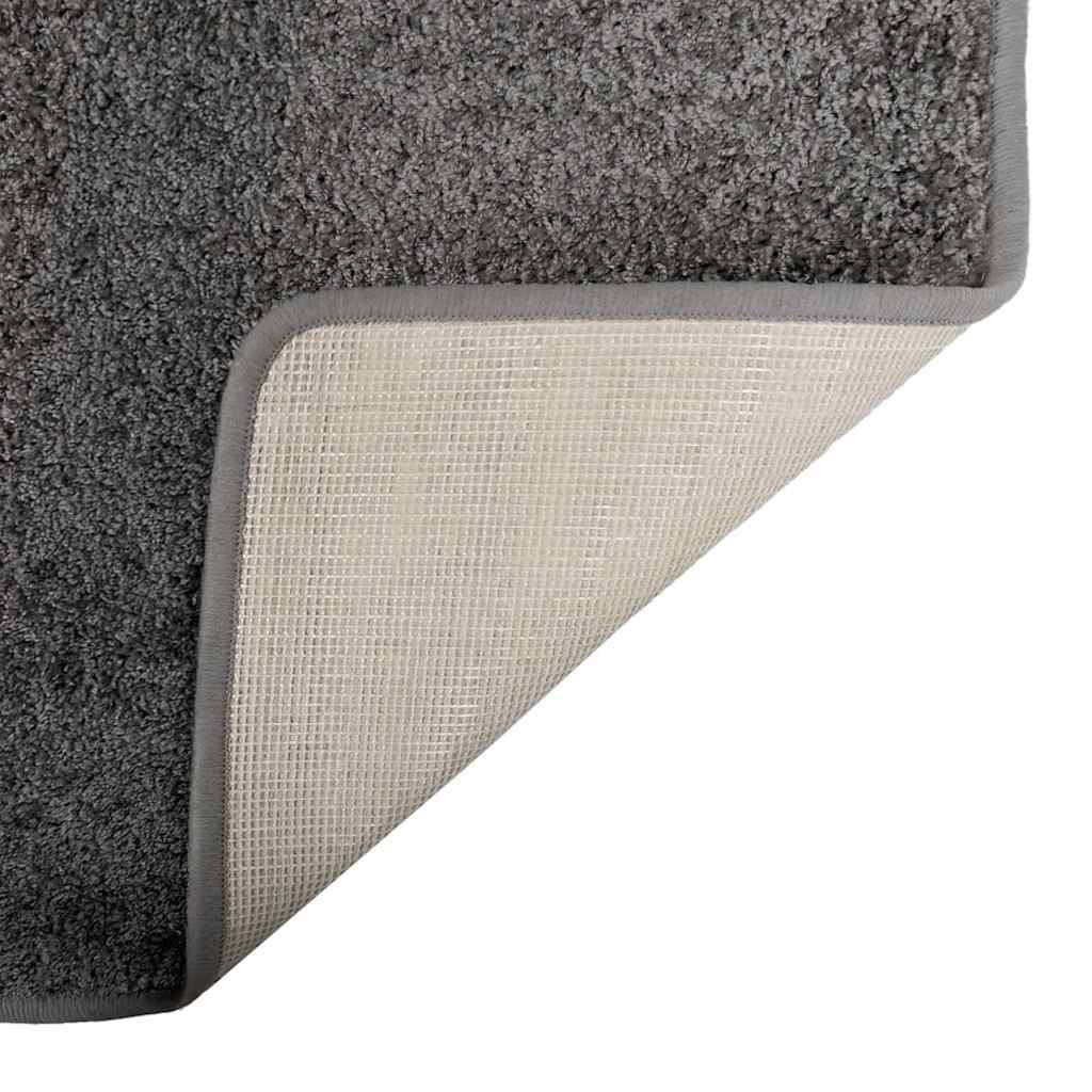 vidaXL Teppichläufer Grau 100 x 250 cm 100% Polypropylen Tuft