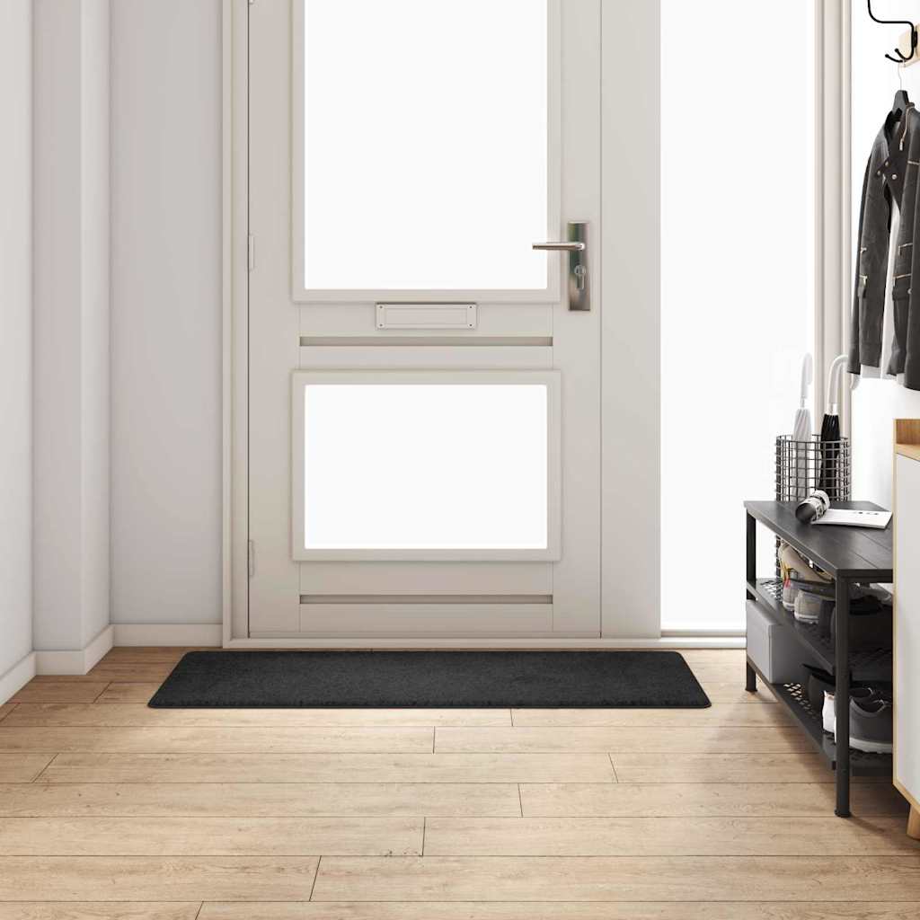 vidaXL Teppichläufer Schwarz 50 x 150 cm 100% Polypropylen Tuft