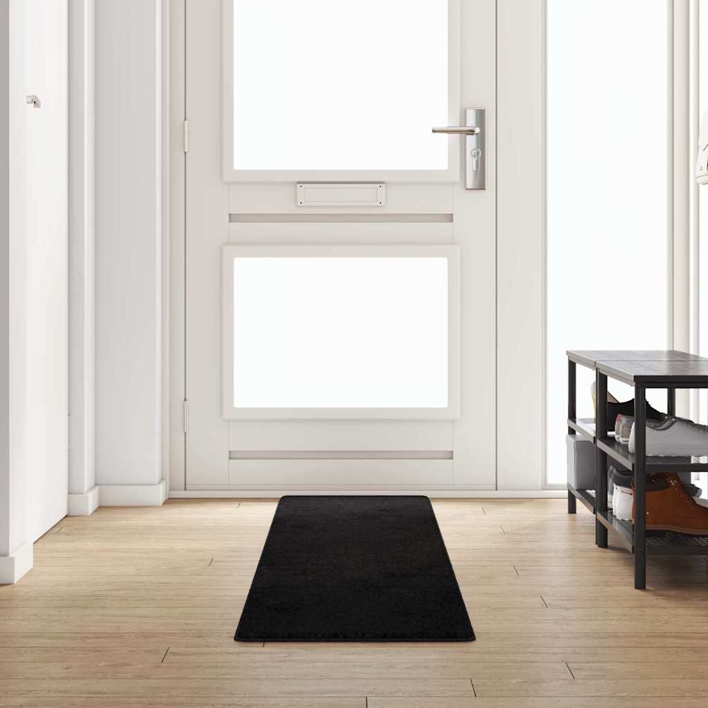 vidaXL Teppichläufer Schwarz 50 x 300 cm 100% Polypropylen Tuft