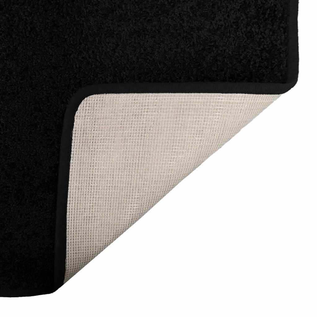vidaXL Teppichläufer Schwarz 80 x 300 cm 100% Polypropylen Tuft