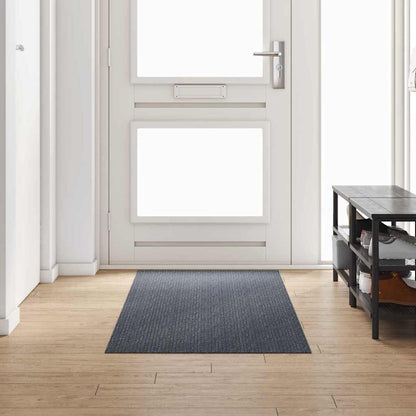 vidaXL Teppichläufer Grau 80 x 250 cm Stoff