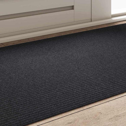 vidaXL Teppichläufer Anthrazit 80 x 150 cm Stoff