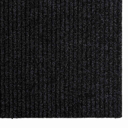 vidaXL Teppichläufer Anthrazit 80 x 200 cm Stoff