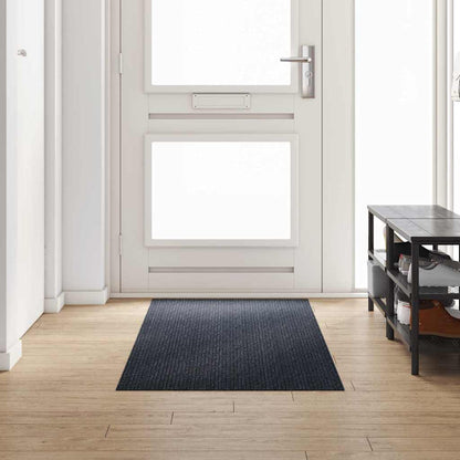 vidaXL Teppichläufer Anthrazit 80 x 250 cm Stoff
