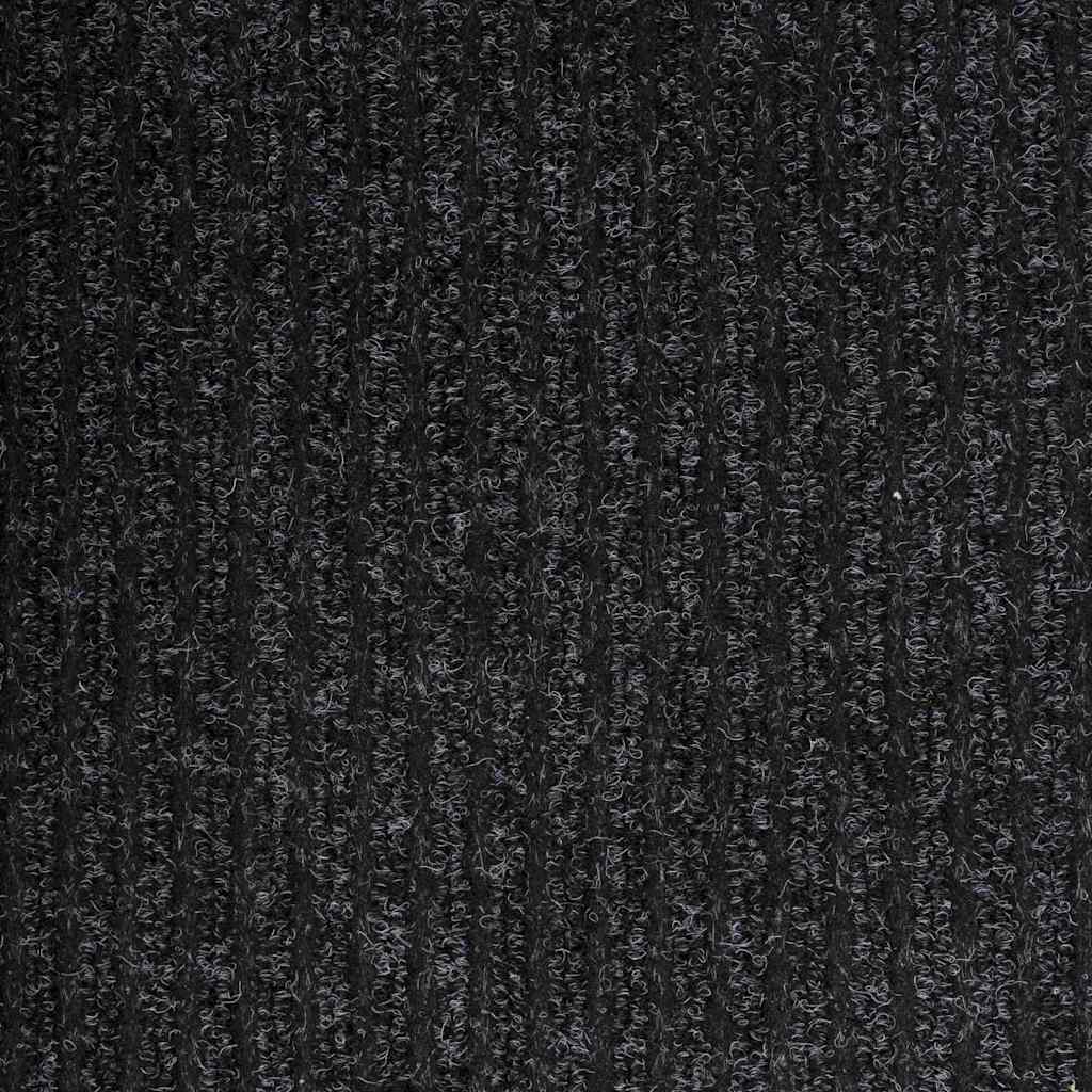 vidaXL Teppichläufer Anthrazit 80 x 250 cm Stoff