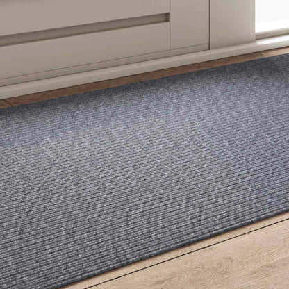 vidaXL Teppichläufer Hellgrau 80 x 150 cm Stoff