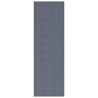 vidaXL Teppichläufer Hellgrau 80 x 300 cm Stoff