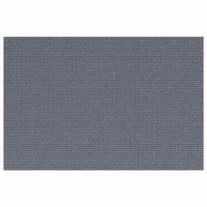 vidaXL Teppichläufer Hellgrau 100 x 150 cm Stoff