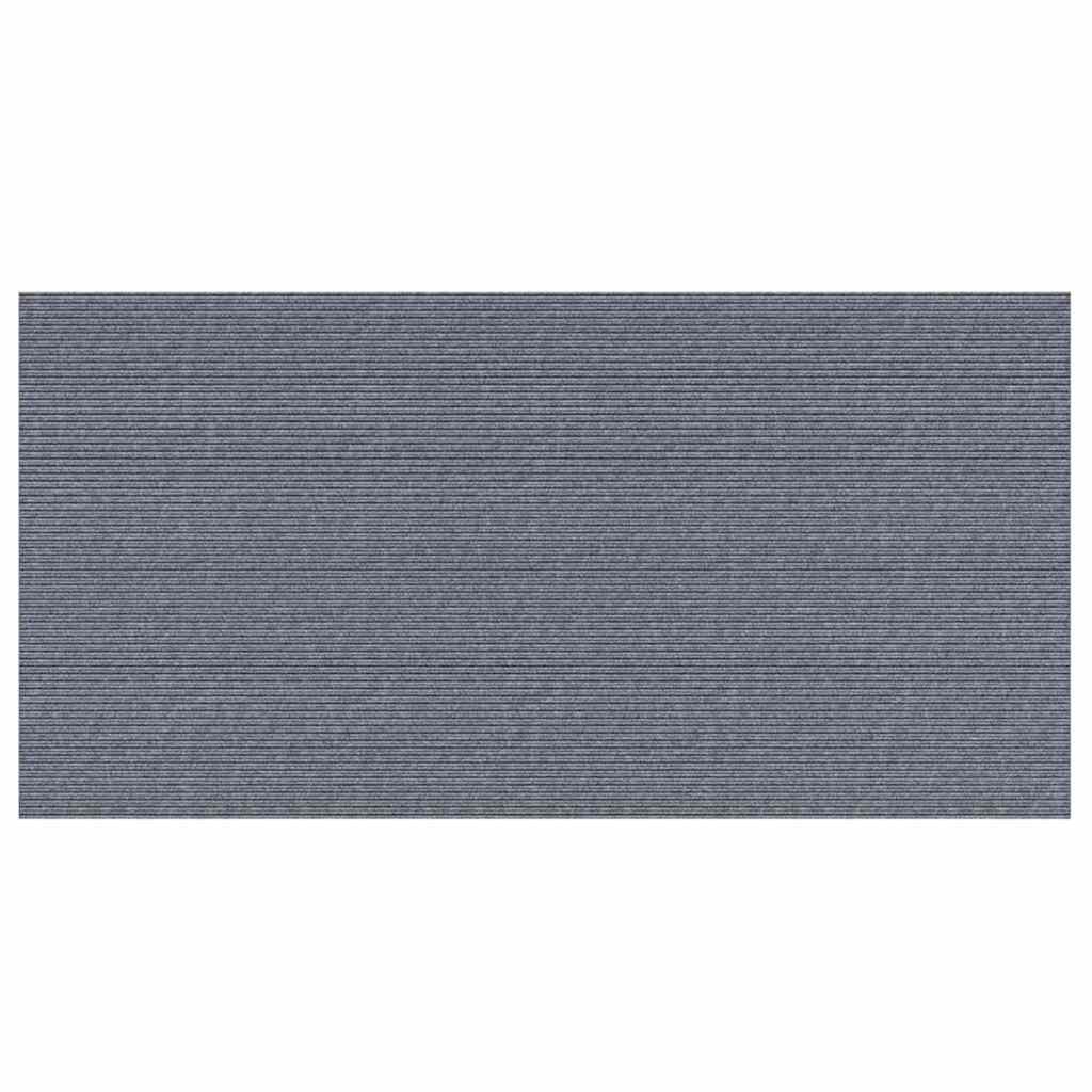 vidaXL Teppichläufer Hellgrau 100 x 200 cm Stoff
