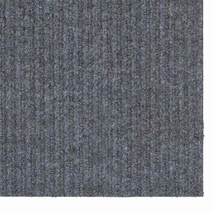 vidaXL Teppichläufer Hellgrau 100 x 250 cm Stoff