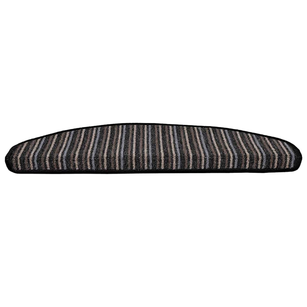 Selbstklebende Treppenschoner 15 pcs Anthrazit 65 x 21 x 4 cm