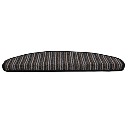 Selbstklebende Treppenschoner 15 pcs Anthrazit 65 x 21 x 4 cm