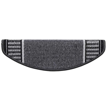 Selbstklebende Treppenschoner 15 pcs Anthrazit 65 x 21 x 4 cm