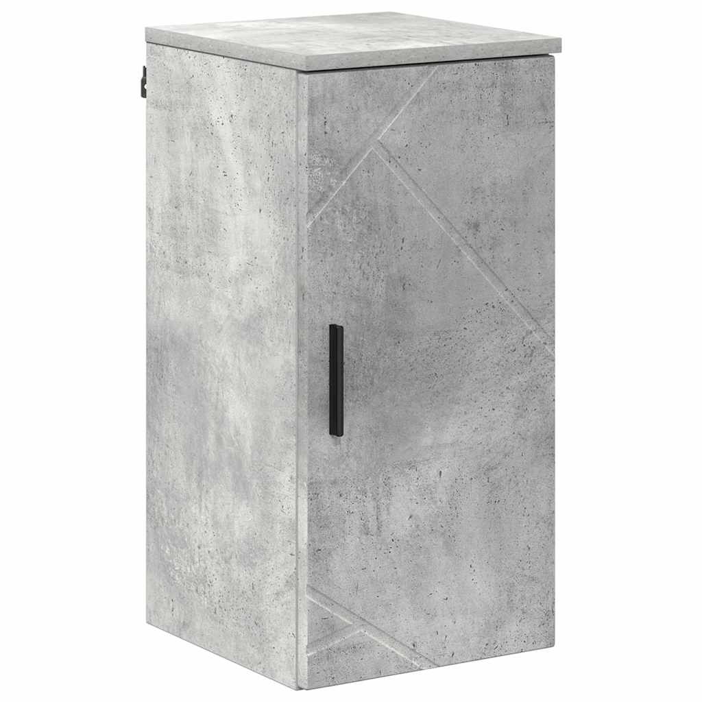 vidaXL Badezimmermöbel-Set 5 pcs Beton Grau Holzwerkstoff & Metall