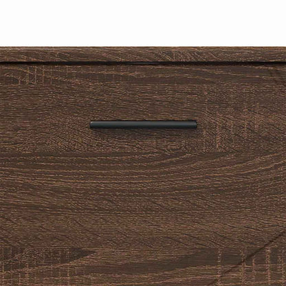 vidaXL Ensemble de meubles de salle de bain avec tiroirs 3 pcs Aspect chêne marron