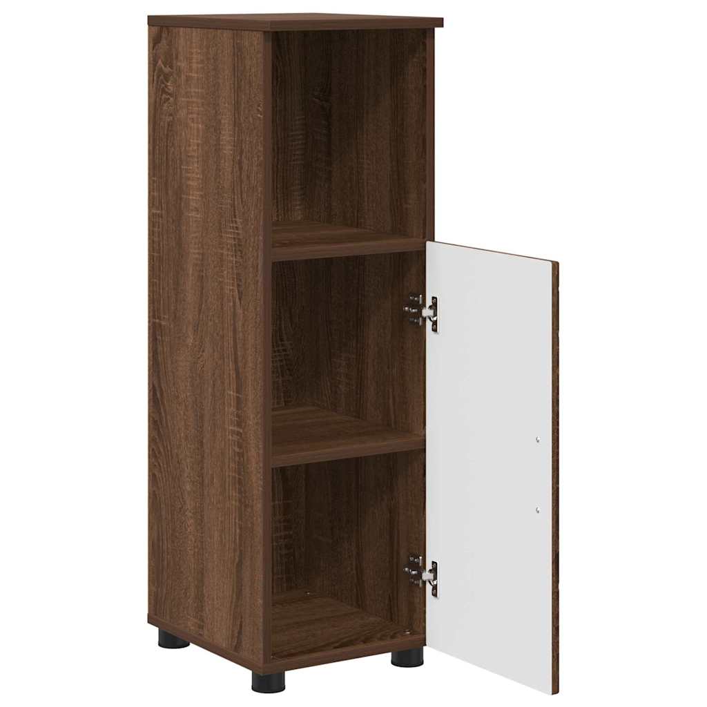 vidaXL Ensemble de meubles de salle de bain avec tiroirs 3 pcs Aspect chêne marron