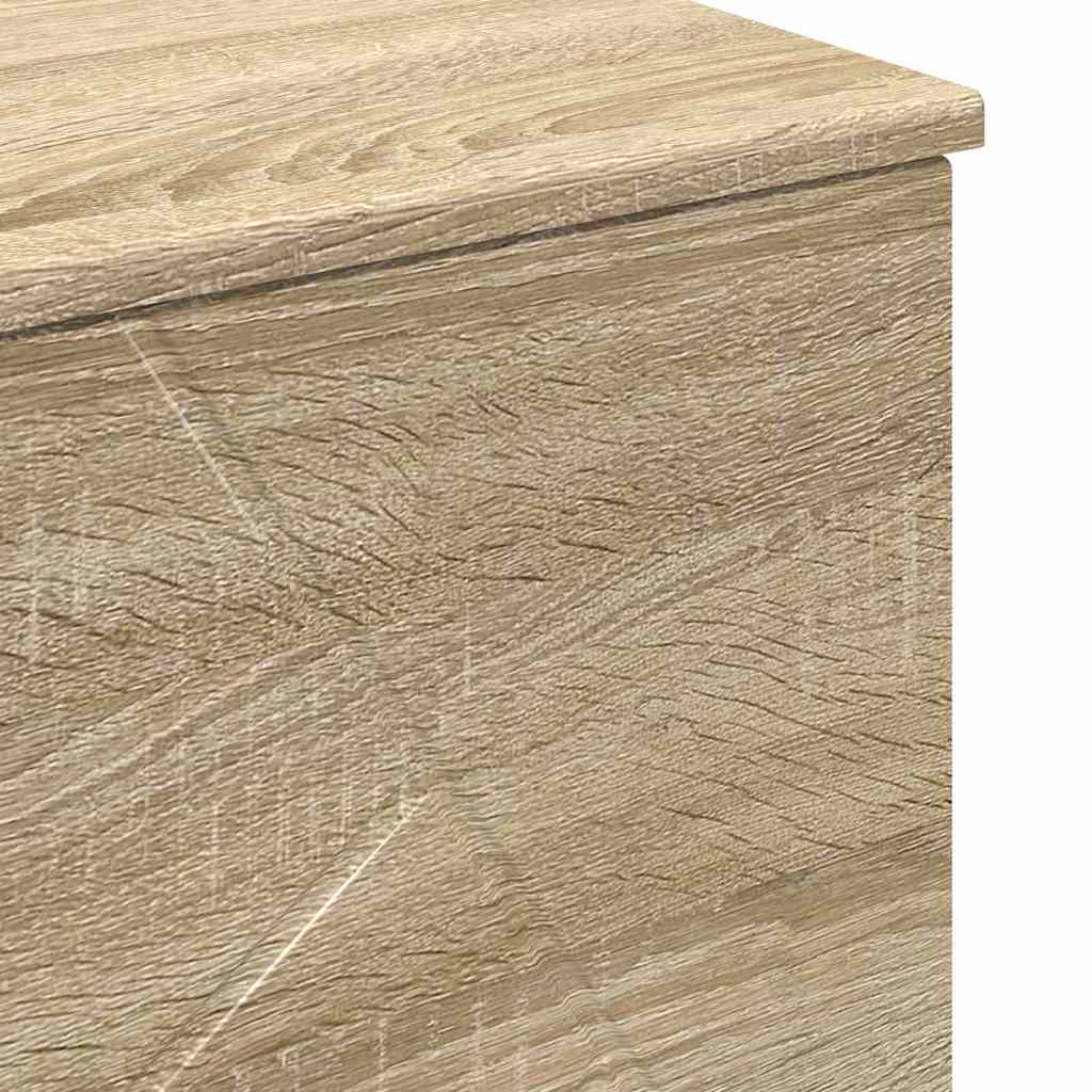 vidaXL Badezimmermöbel-Set 3 pcs Sonoma-Eiche Sperrholz und Metall