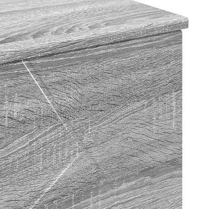 vidaXL Badezimmermöbel-Set 3 pcs Graues Sonoma Sperrholz und Metall