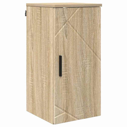 vidaXL Badezimmermöbel-Set 5 pcs Sonoma-Eiche Sperrholz und Metall