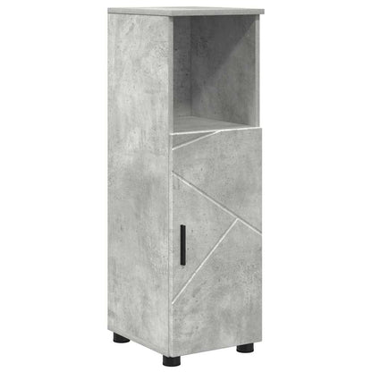 vidaXL Ensemble de meubles de salle de bain 5 pcs Gris béton Contreplaqué et métal