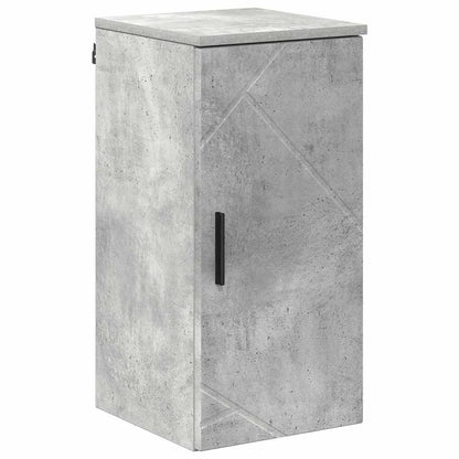 vidaXL Ensemble de meubles de salle de bain 5 pcs Gris béton Contreplaqué et métal