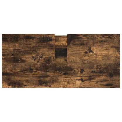 Badezimmermöbel-Set mit Schubladen 4 pcs Geräucherte Eiche