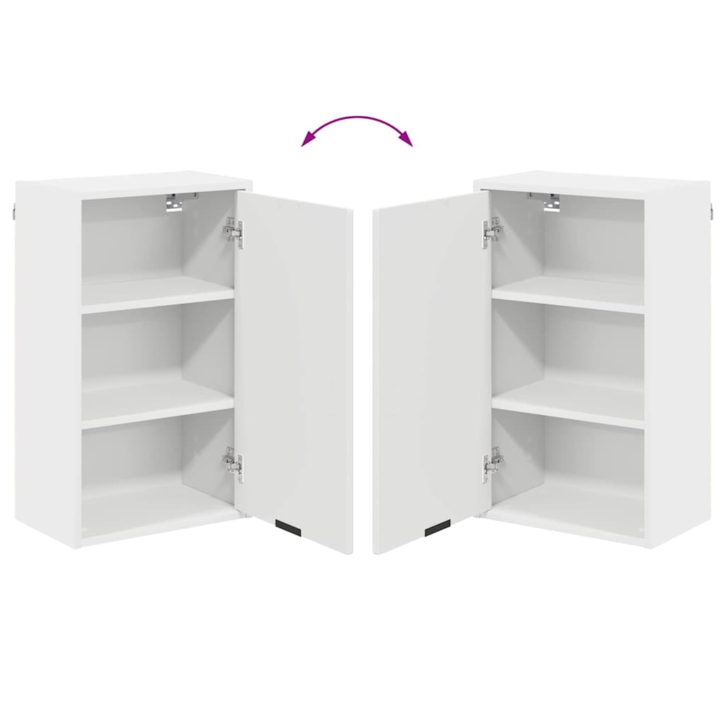vidaXL Badezimmermöbel-Set mit Schubladen Weiß Holzwerkstoff, Metall
