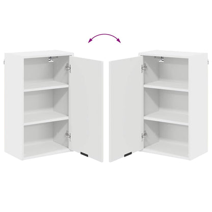 vidaXL Badezimmermöbel-Set mit Schubladen Weiß Holzwerkstoff, Metall