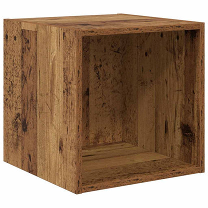 vidaXL TV-Schrankset Wandmontiert 4 pcs Altholz Holzwerkstoff