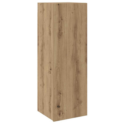 vidaXL TV-Schrankset Wandmontiert 8 pcs Artisan-Eiche Holzwerkstoff