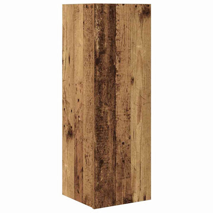 vidaXL TV-Schrankset Wandmontiert 7 pcs Altholz Holzwerkstoff