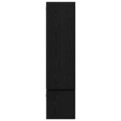 vidaXL TV-Schrankset 7 pcs Schwarz Eichen-Optik Holzwerkstoff