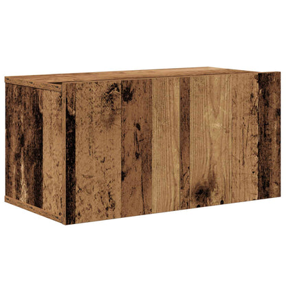 vidaXL TV-Schrankset Wandmontiert 3 pcs Altholz Holzwerkstoff