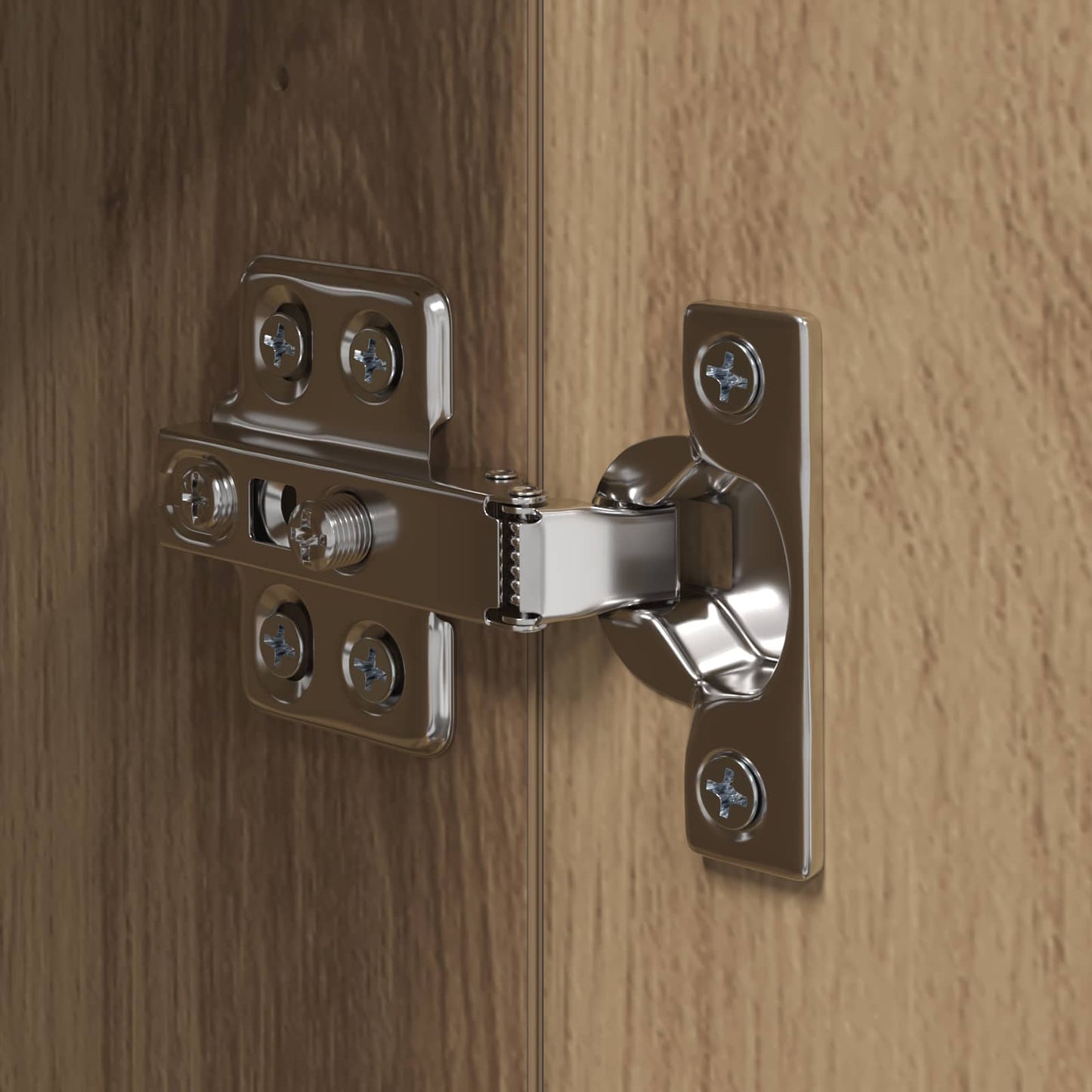 vidaXL TV-Schrankset Wandmontiert 3 pcs Artisan-Eiche Holzwerkstoff