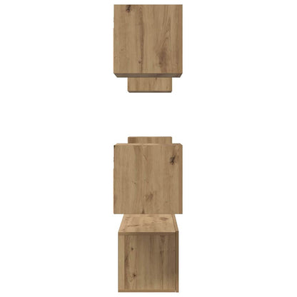 vidaXL Meuble TV mural 6 pcs Chêne artisan Bois d'ingénierie