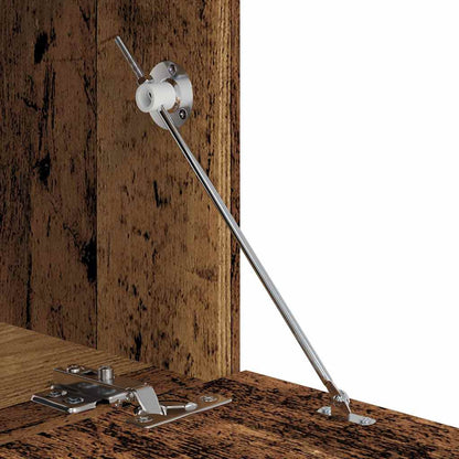 vidaXL TV-Schrankset Wandmontiert 4 pcs Altholz Holzwerkstoff
