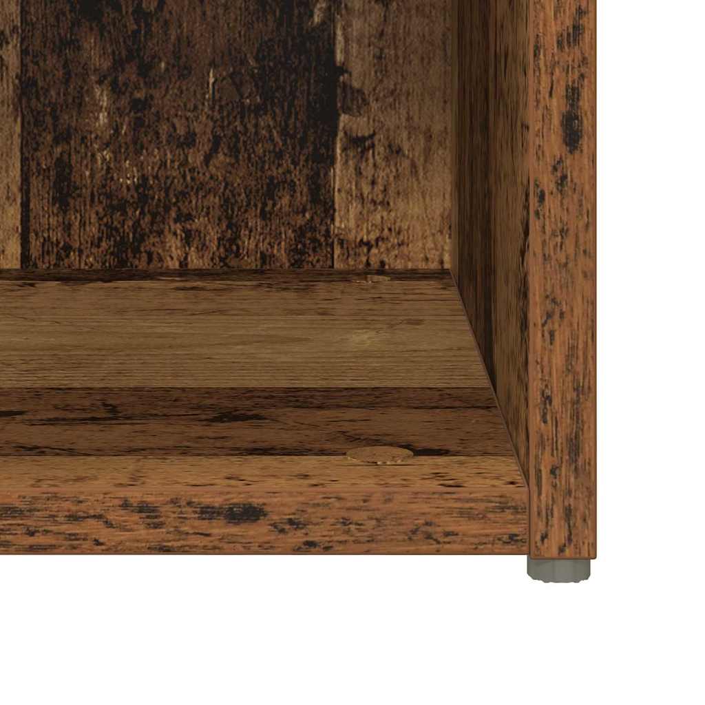 vidaXL TV-Schrankset Wandmontiert 6 pcs Altholz Holzwerkstoff