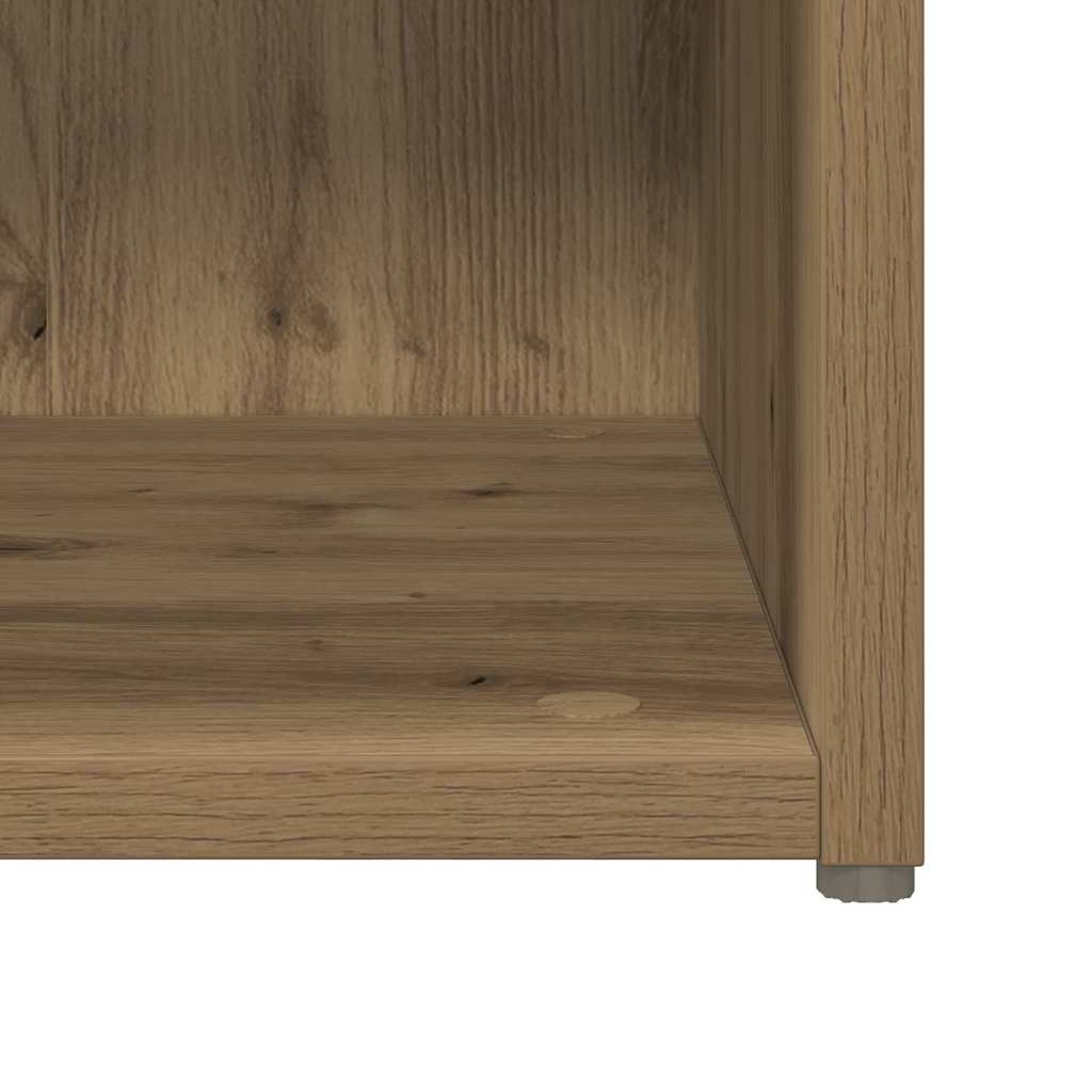 vidaXL TV-Schrankset Wandmontiert 6 pcs Artisan-Eiche Holzwerkstoff
