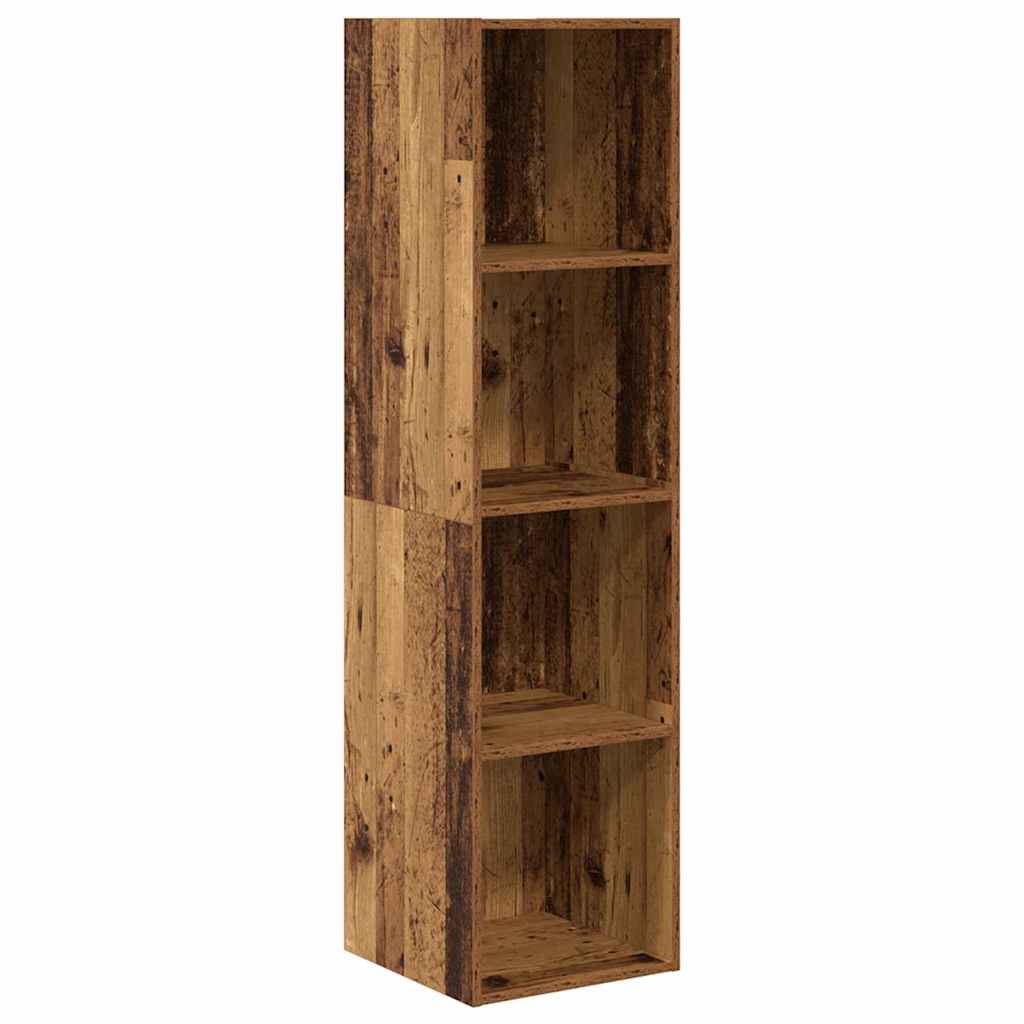 vidaXL TV-Schrank Set Wandmontiert 2 pcs Altholz Holzwerkstoff