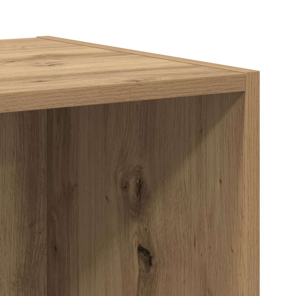 vidaXL TV-Schrank Set Wandmontiert 2 pcs Artisan-Eiche Holzwerkstoff