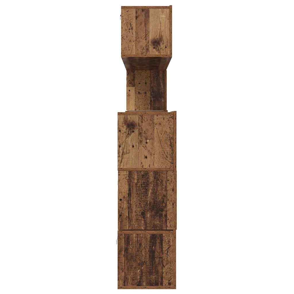 vidaXL Ensemble de meubles TV muraux 8 pcs Aggloméré en bois de récupération