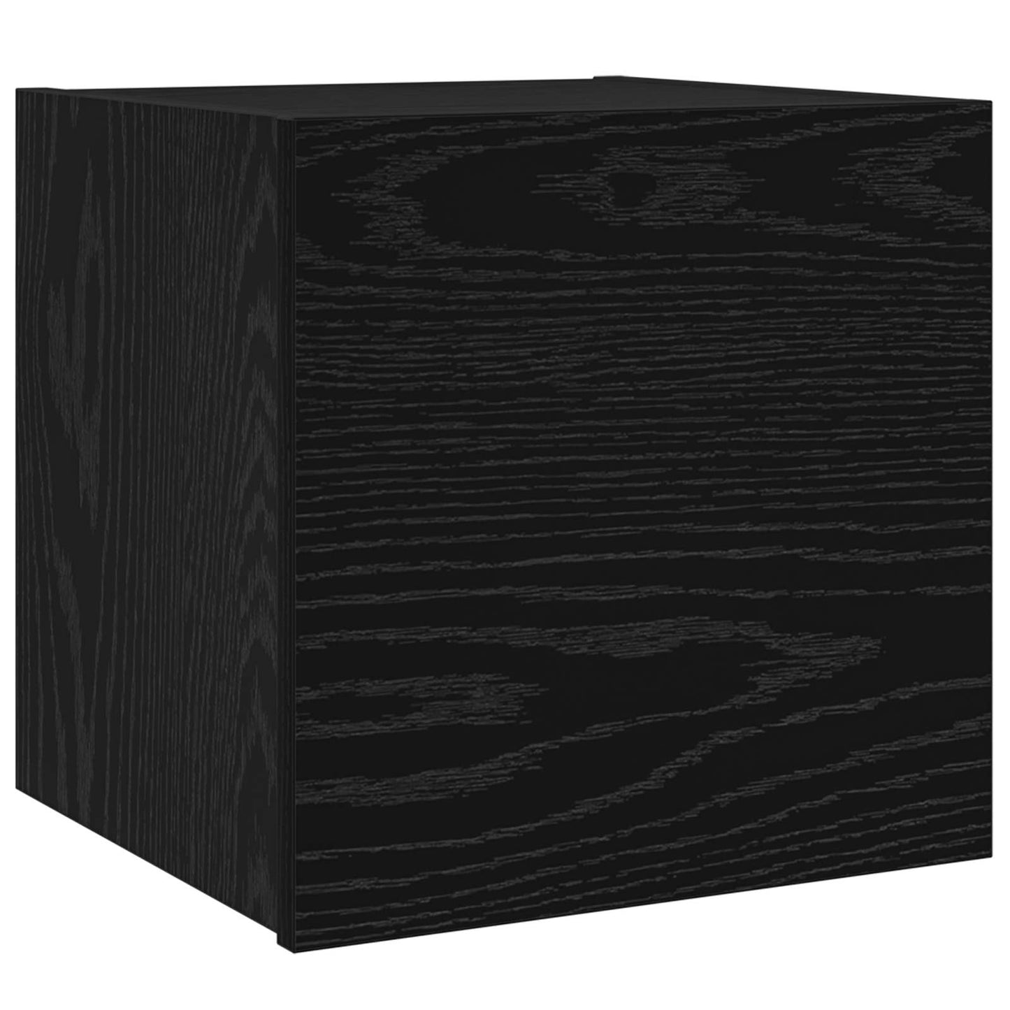 vidaXL TV-Schrankset 8 pcs Schwarz Eichen-Optik Holzwerkstoff
