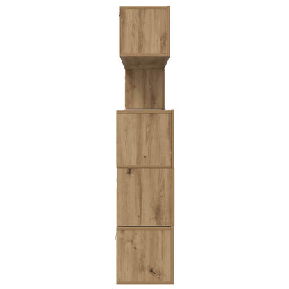 vidaXL Meuble TV mural 8 pcs Chêne Artisan panneaux agglomérés