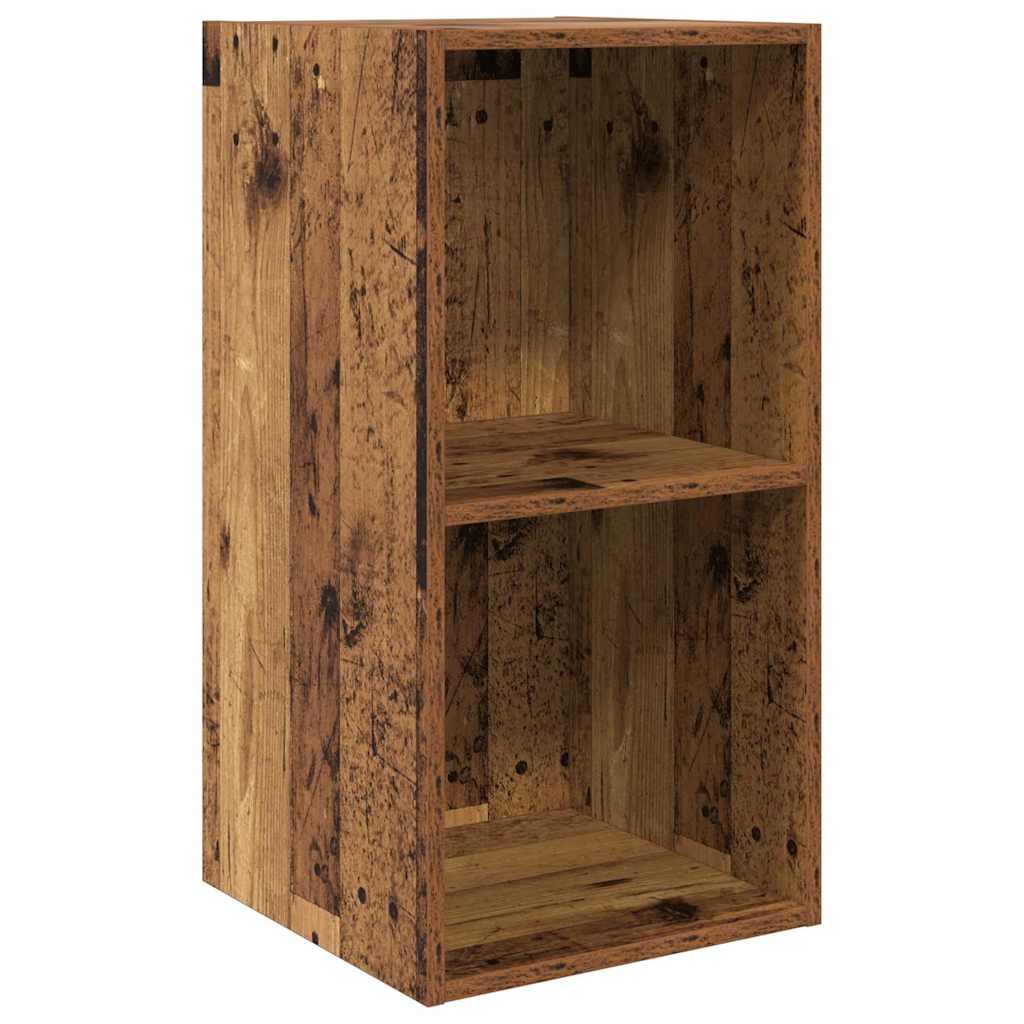 vidaXL TV-Schrankset Wandmontiert 4 pcs Altholz Holzwerkstoff