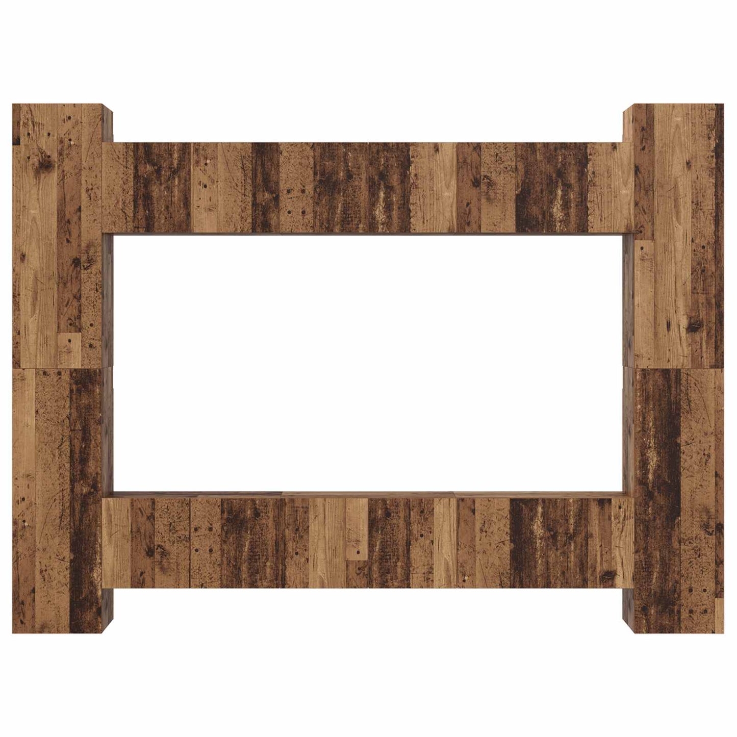 vidaXL Ensemble meuble TV 10 pcs Bois recyclé 30,5 x 30 x 90 cm Matériau à base de bois