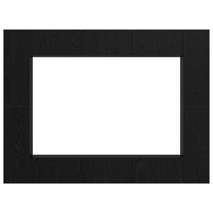 TV-Schrankset 10 pcs Schwarz Eichen-Optik 30,5 x 30 x 90 cm