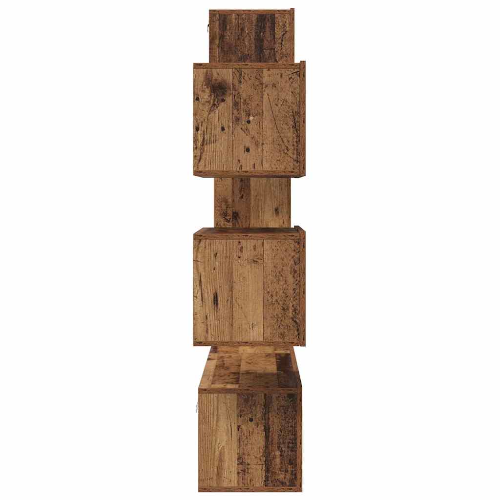 vidaXL Meuble TV mural 6 pcs Aggloméré effet vieux bois