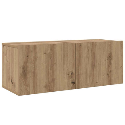 vidaXL Meuble TV mural 6 pcs Chêne artisan Bois d'ingénierie