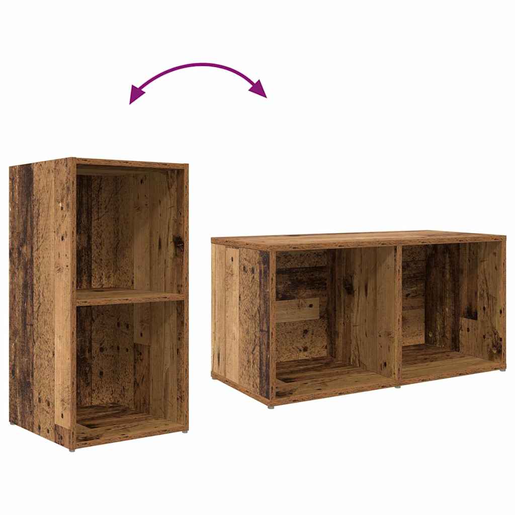 vidaXL TV-Schrankset Wandmontiert 3 pcs Braun Holzwerkstoff